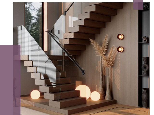 Изготовление и монтаж лестниц в Городце от 86046 руб. | ПРОЛЁТ-Грд