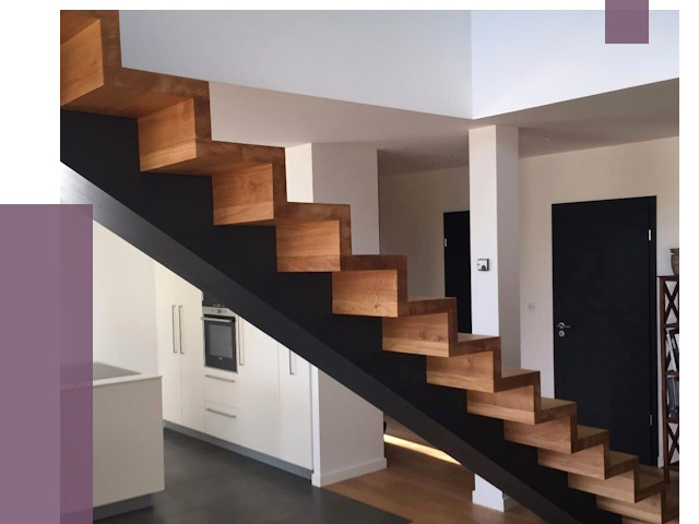 Изготовление деревянных лестниц в Городце от 86046 руб. | ПРОЛЁТ-Грд