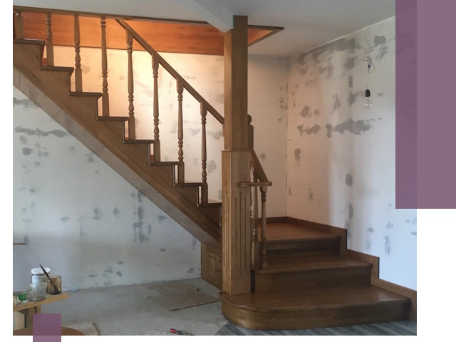 Ремонт деревянных лестниц в Городце: быстро и качественно