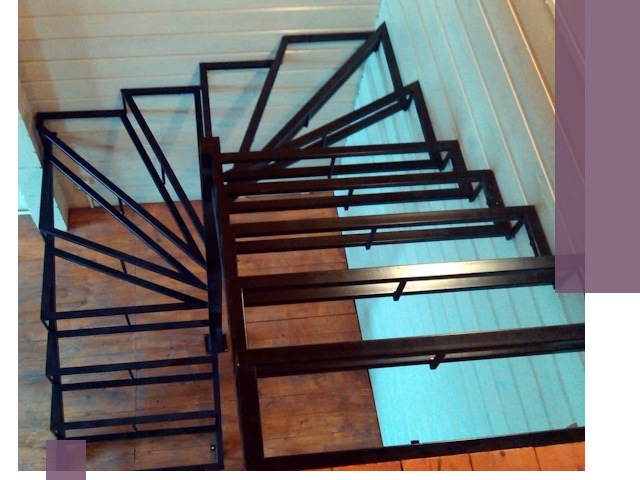 Изготовление металлических лестниц любой сложности в Городце