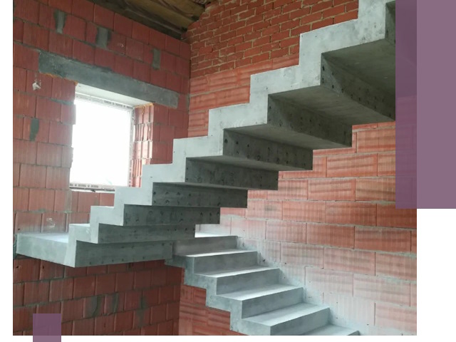 Бетонные лестницы под ключ в Городце: монтаж, демонтаж, ремонт