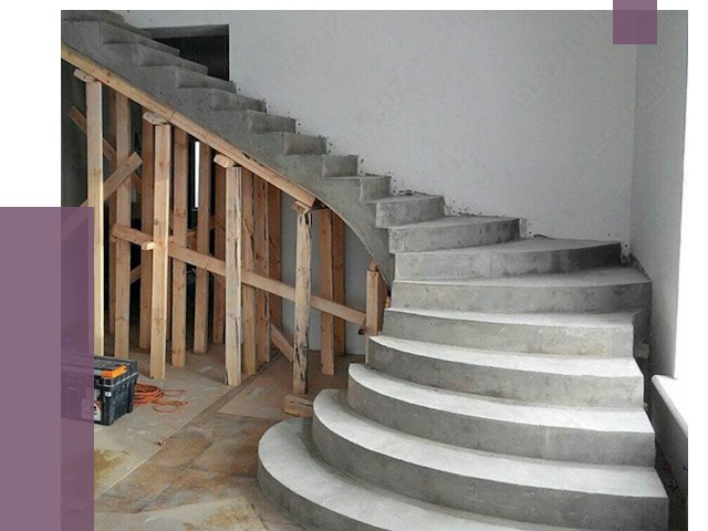 Изготовление бетонных лестниц под ключ в Городце от 19740 руб. | ПРОЛЁТ-Грд