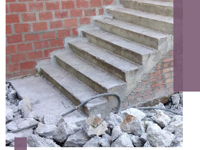 Демонтаж бетонных лестниц в Городце: быстро и безопасно