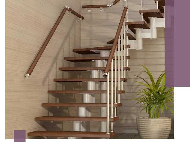 Изготовление модульных лестниц под ключ в Городце