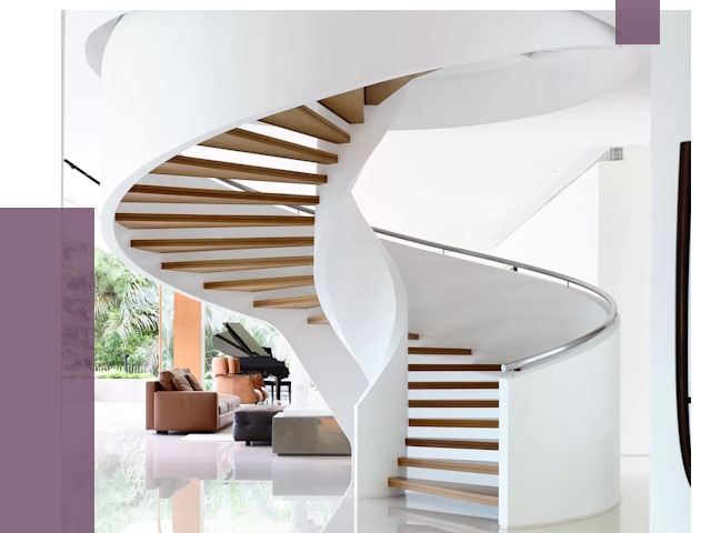 Винтовые лестницы в Городце под ключ от 48084 руб. | ПРОЛЁТ-Грд