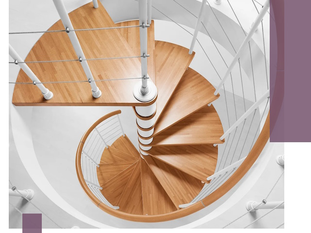 Изготовление винтовых лестниц под ключ в Городце