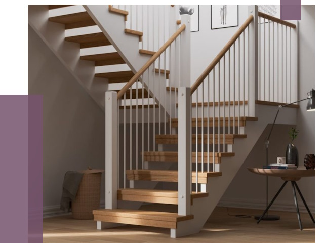 Маршевые лестницы в Городце от 37708 руб. — монтаж | ПРОЛЁТ-Грд