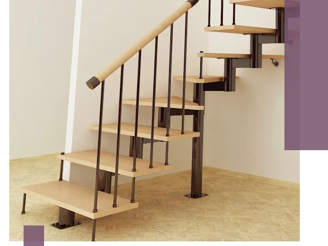 Монтаж лестниц на больцах в Городце — быстро и надежно