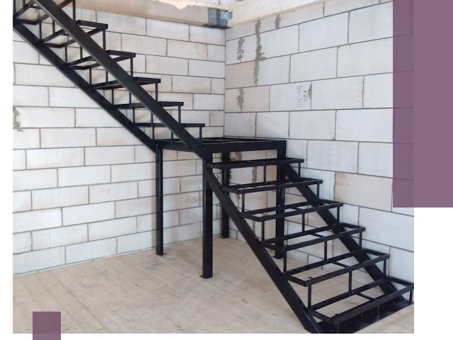 Лестницы на металлокаркасе под ключ в Городце — изготовление и монтаж