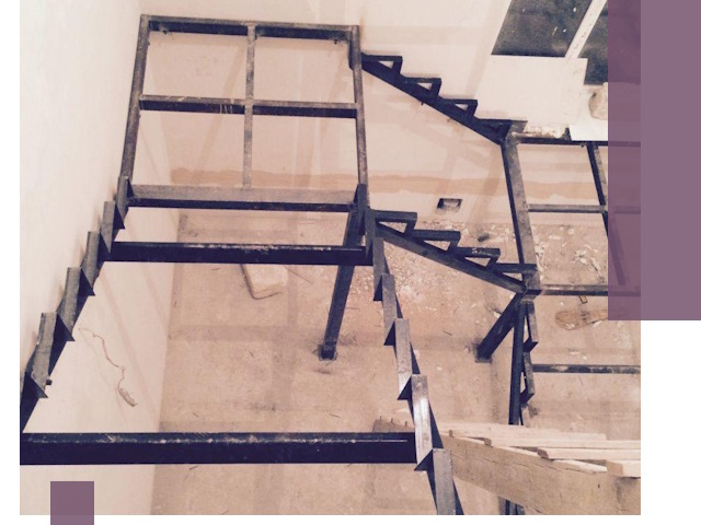 Монтаж лестниц на металлокаркасе в Городце быстро и качественно