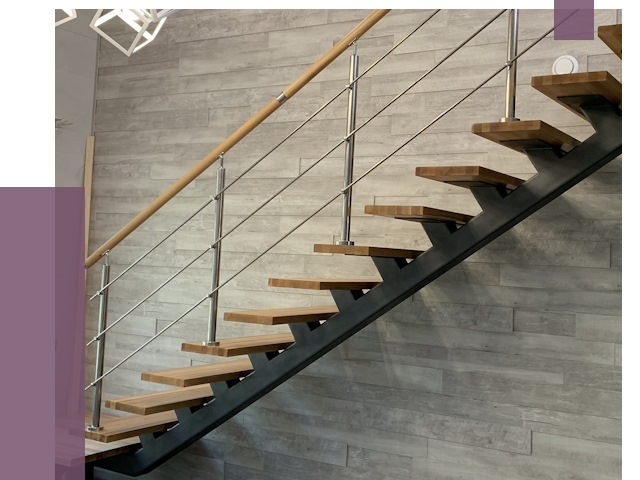 Изготовление лестниц на монокосоуре в Городце от 75416 руб. 