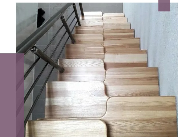 Лестницы гусиный шаг в Городце от 12907 руб. под ключ | ПРОЛЁТ-Грд