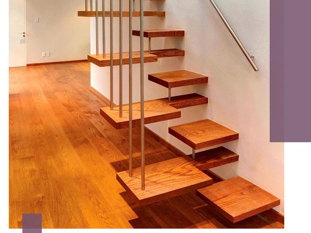 Лестницы «гусиный шаг» на заказ в Городце для узких пространств