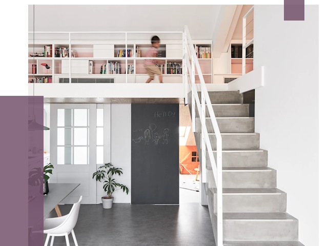 Лестницы для двухуровневой квартиры в Городце от 174622 руб. | ПРОЛЁТ-Грд