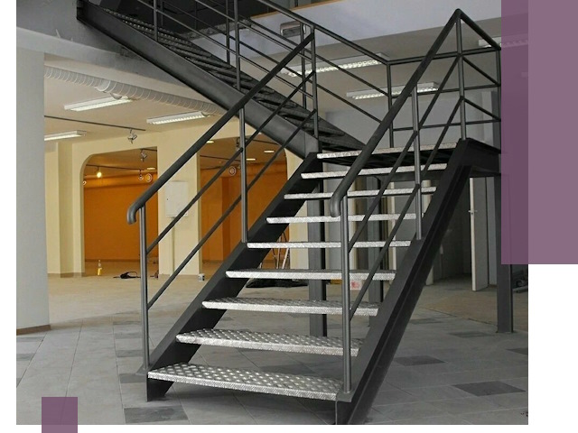 Лестницы для офиса в Городце: изготовление, монтаж, демонтаж