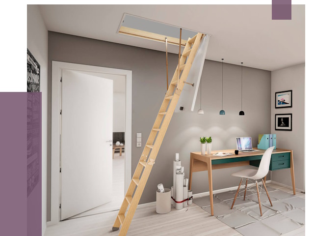 Чердачные лестницы в Городце — от 14425 руб. | ПРОЛЁТ-Грд