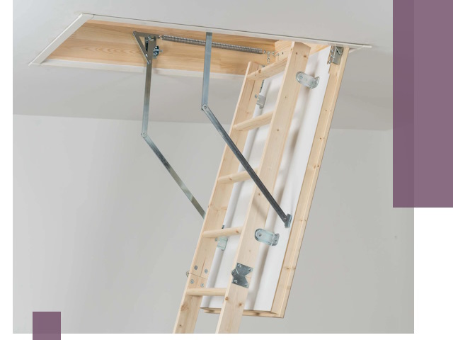 Установка чердачной лестницы под ключ в Городце