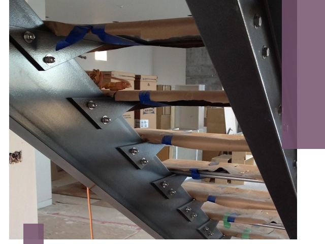 Усиление лестничных конструкций и усиление опор в Городце