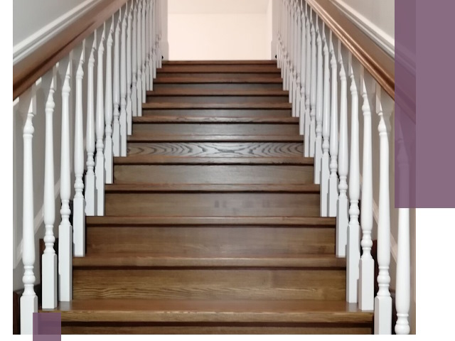 Лестницы из ясеня на заказ в Городце — изготовление и монтаж