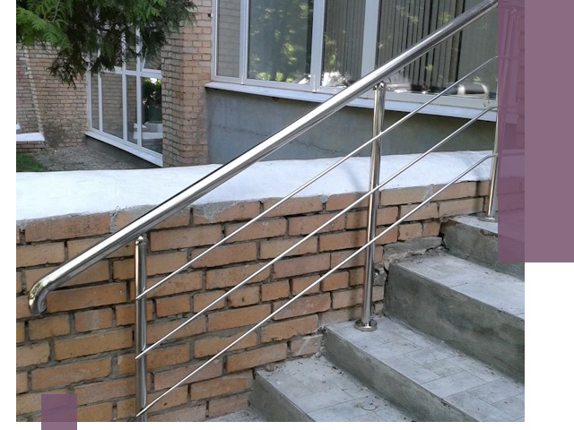 Перила из нержавеющей стали высокого качества в Городце