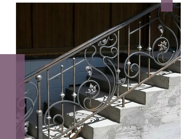 Кованые перила в Городце от 8605 руб. под ключ — качество от ПРОЛЁТ-Грд