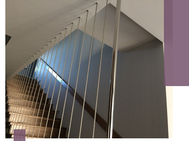 Тросовые перила под ключ в Городце — производство и монтаж