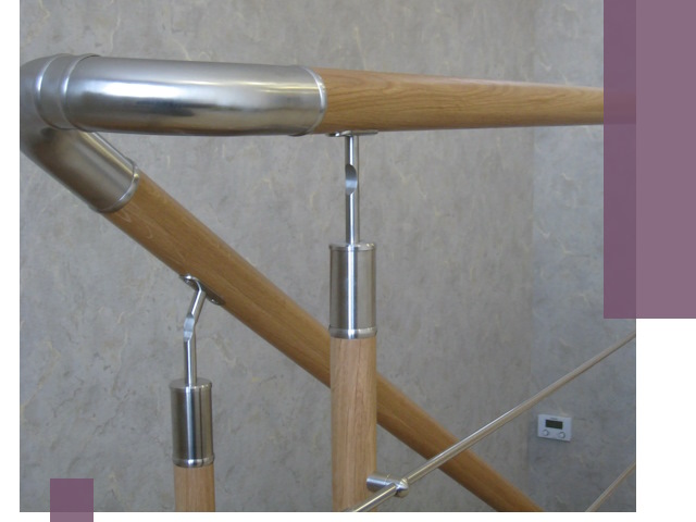 Комбинированные перила на заказ в Городце — монтаж и производство