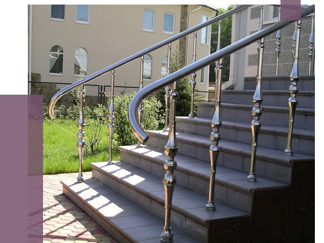 Перила для крыльца в Городце от 10629 руб. — монтаж ПРОЛЁТ-Грд