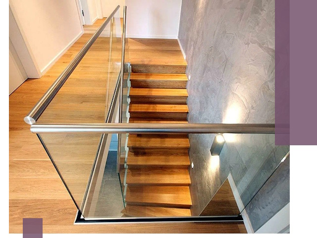 Перила для лестницы в доме — изготовление и монтаж в Городце