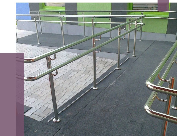 Ограждения пандусов в Городце от 4302 руб. монтаж | ПРОЛЁТ-Грд