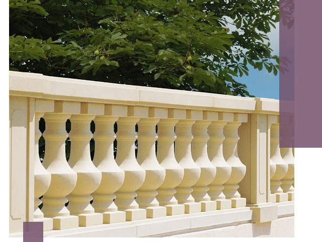 Установка балюстрады в Городце: изготовление и монтаж под ключ