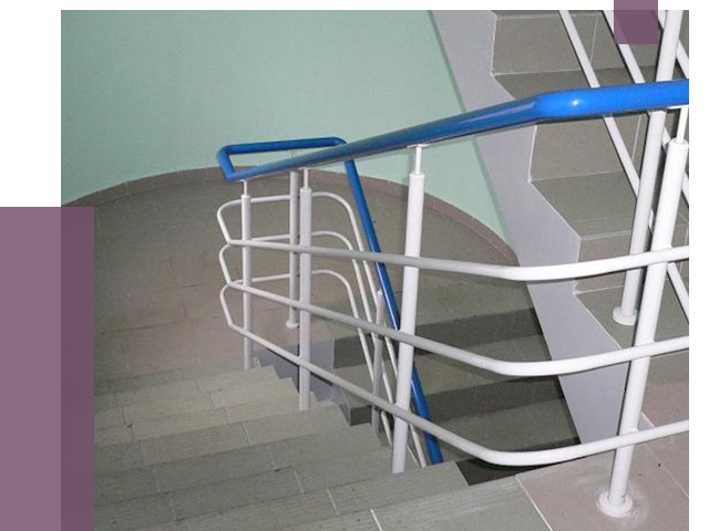 Перила в подъезде в Городце — установка и замена от 7339 руб. | ПРОЛЁТ-Грд