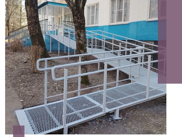Пандусы под ключ в Городце: изготовление, монтаж и демонтаж
