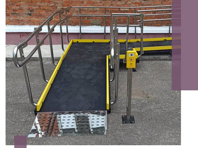 Изготовление наклонных пандусов для инвалидов в Городце