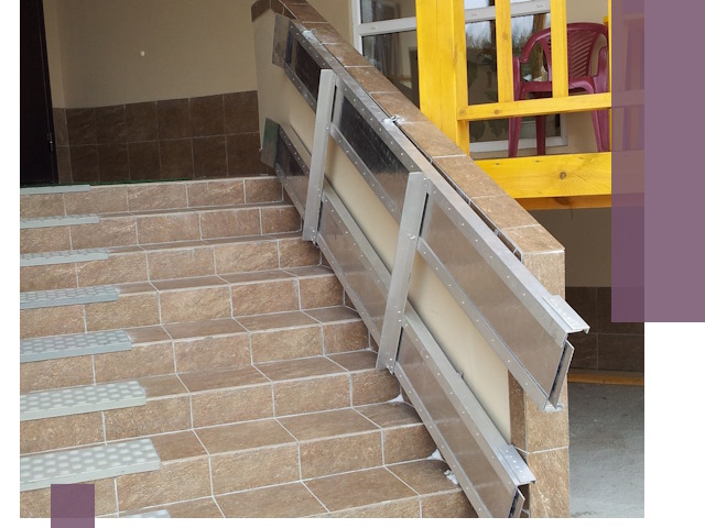 Откидные пандусы под ключ в Городце — монтаж и демонтаж