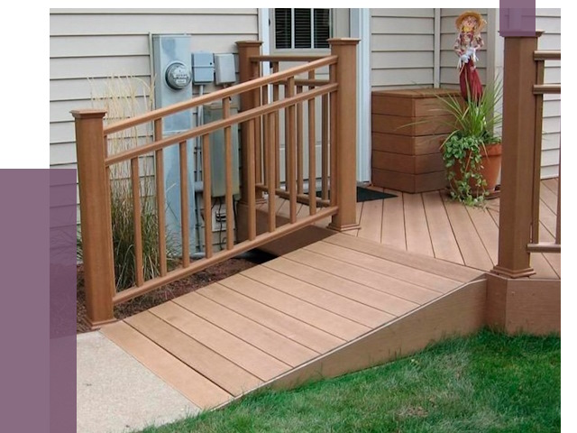 Пандус на крыльцо в Городце под ключ от 7693 руб.