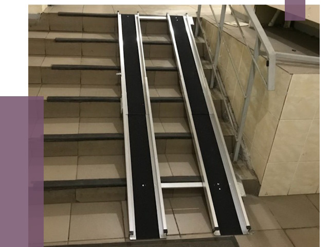 Установка пандуса в подъезд в Городце от 7896 руб. под ключ | ПРОЛЁТ-Грд