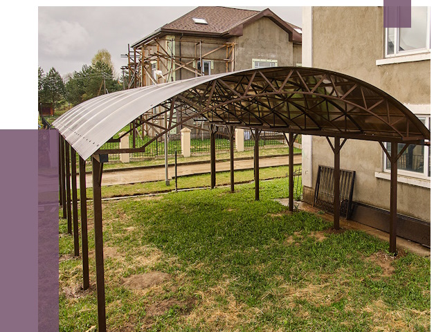 Демонтаж навесов в Городце от 4555 руб. — разборка и вывоз | ПРОЛЁТ-Грд