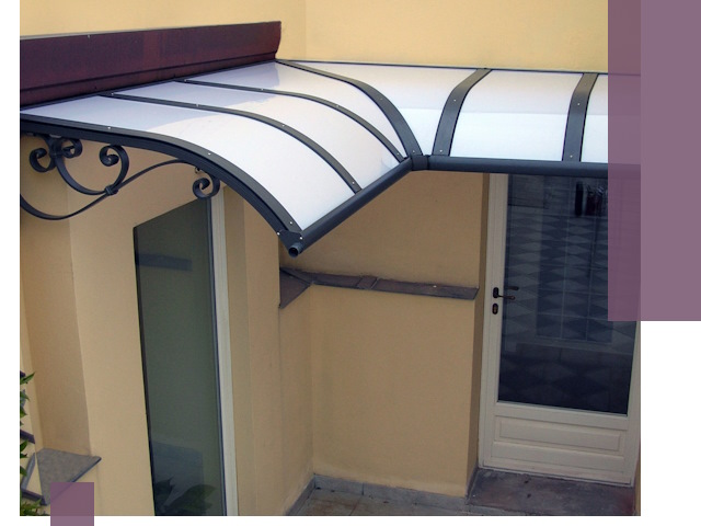 Монтаж козырьков любой сложности в Городце под ключ