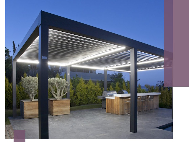 Навесы отдельно стоящие под ключ в Городце из металла и поликарбоната