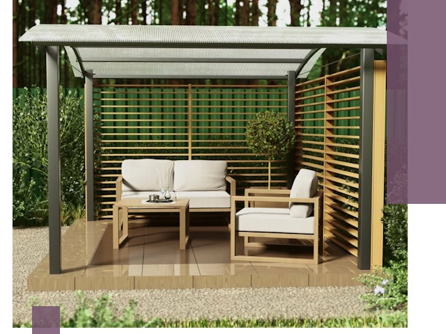 Навесы для дачи в Городце: изготовление, монтаж и демонтаж