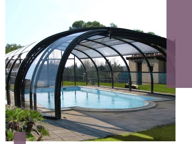 Навесы для бассейна в Городце: изготовление и монтаж под ключ