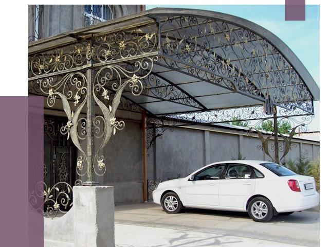 Кованые навесы в Городце от 14425 руб. | ПРОЛЁТ-Грд