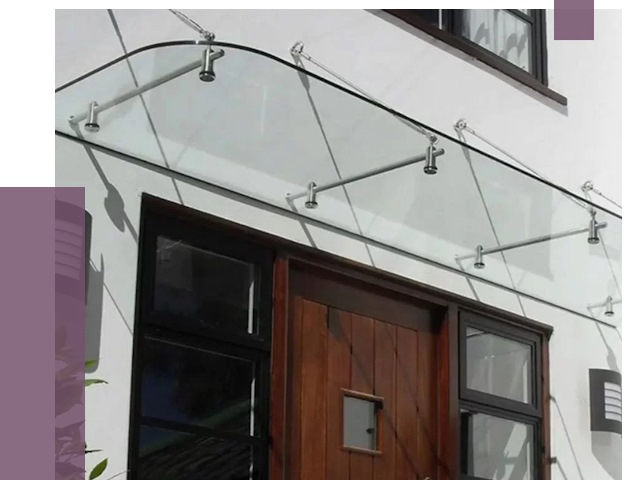 Стеклянные козырьки в Городце от 18728 руб. | ПРОЛЁТ-Грд