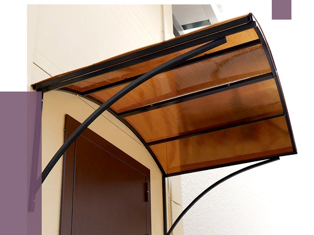 Недорогие козырьки в Городце от 7511 руб.  | ПРОЛЁТ-Грд