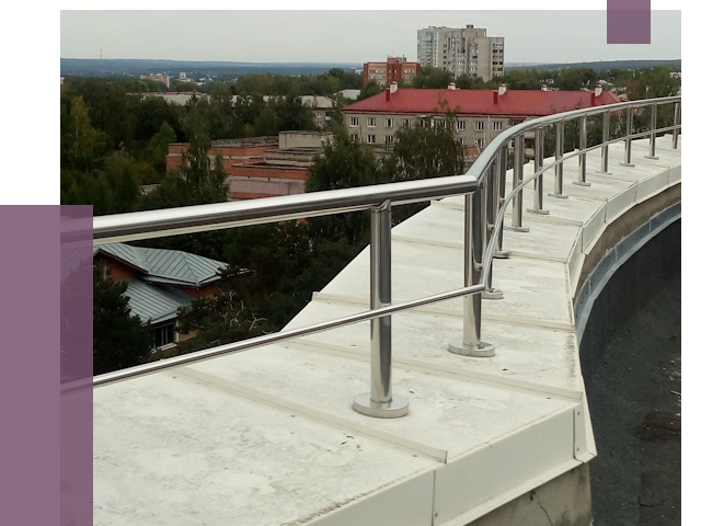 Парапеты и ограждения кровли в Городце от 4910 руб.
