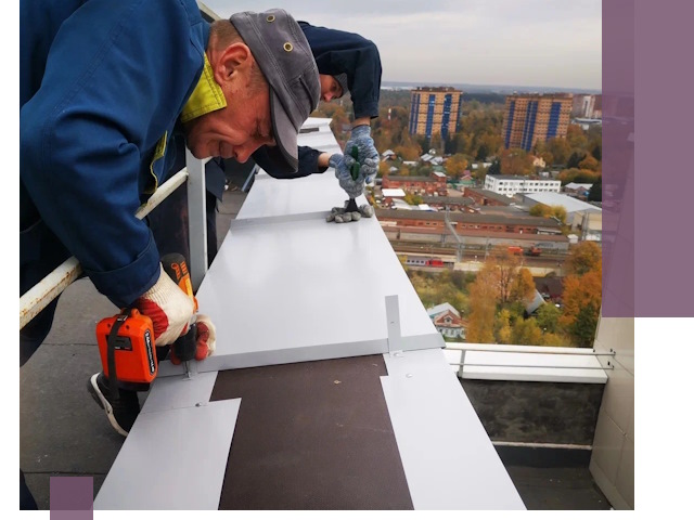 Монтаж парапетов в Городце — установка прочных металлических ограждений