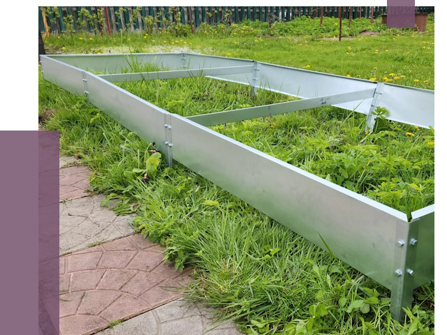Металлические бордюры для грядок в Городце от 1772 руб.