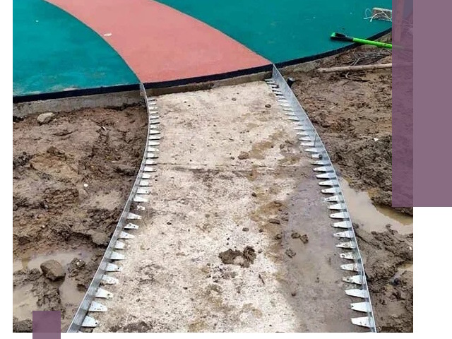 Металлические бордюры для дорожек в Городце — монтаж и изготовление