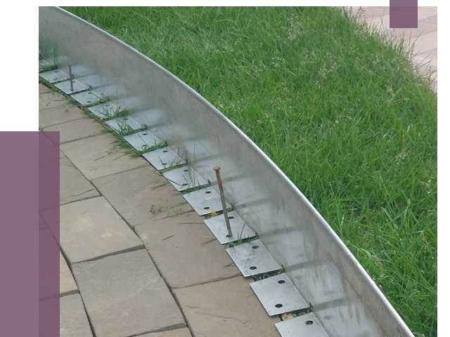 Металлические бордюры для тротуаров в Городце от 8605 руб.